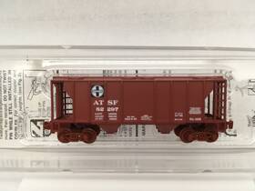 53100012 Micro-trains Line Mtl 695140016587 Z Scale Train Atsf 70 Ton Covered Hopper #82297 Box Has Scratches
