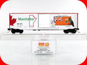 07700160 Micro-trains Line Mtl 695140021543 N Scale Manitoba Canadian Provincial Box Car Mb 1870 -