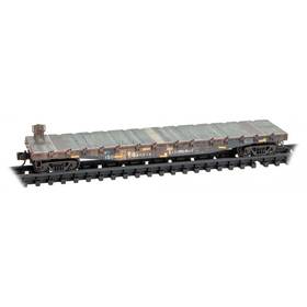 Micro-trains Line Mtl 695140083015 Illinois Terminal 50ft Flat Car Weathered Mtl# 045 44 660 N Scale