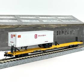 71513 Micro-trains Line Mtl Trailer Train 89ft Piggyback Flat Car W Kcs N Scale