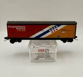 1776-1976 Micro-trains Line Mtl 75050 N Uslx Canfor 50ft Box Car #476 200th Anniversa