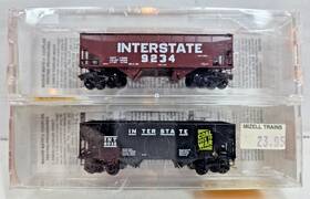 87012 Micro-trains Line Mtl N Scale Interstate 33ft Twin Bay Coal Hopper 2-pack