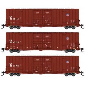 99302150 Micro-trains Line Mtl N-scale 60ft Dd High Cube Box Cars Union Pacific/up - 3-pack