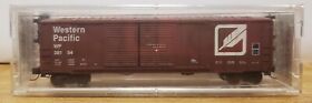 368154 Micro-trains N 30080 Western Pacific 50foot Rib Side Box Car Dbl Doors Rd #368154