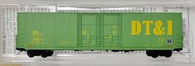 102010 Micro Trains N Scale 60foot Box Car Detroit Toledo And Ironton Dti #25915