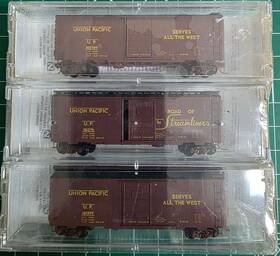 Micro-trains Pns0030 N Nsc Up Union Pacific B-50-40 Boxcars 3 Pack