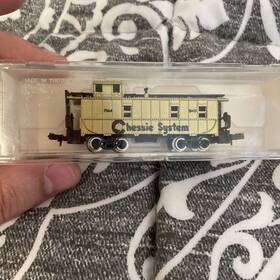 3294g Model Power N Scale Gold Chessie System Caboose B&o 7164