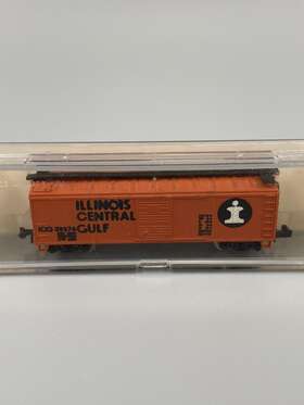 59274 Model Power 9034 Vintage - Mini Illinois Central Gulf Icg Train/box Car