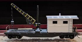 98190 Model Power 40ft Work Caboose With Crane And Knuckle Couplers Ho Undecorated
