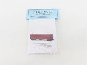 Mount Blue Etwnc-2h Hon3 Scale Et&wnc Railway 37ft Wood Boxcar Kit
