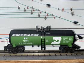 Mt-9200l Mth 12686 Burlington Northern O Gauge Tank Car C8 O5 No Box