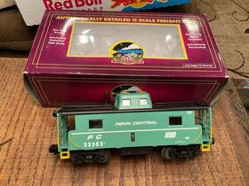 20-5603e Mth #20-5603e O Scale Gauge 3 Rail Premier Penn Central N-8 Caboose