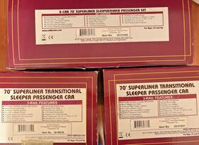 20-68232 Mth 20-61040/2061040/20-68232 Nib Amtrak 2-car 70ft Suplnr. P.set 20-61040 2 #s And