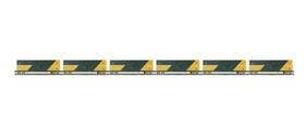 20-90354 Mth Premier Chicago Northwestern 50ft High Cube Box Car Set Of 6 Up Cnw