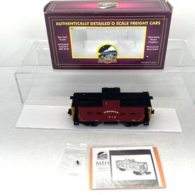 20-91104 Mth Premier Virginian Center Cupola Steel Caboose #312 O Gauge Used C-6