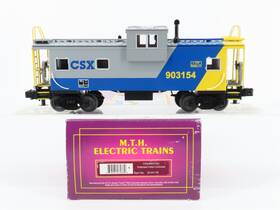 20-91118 Mth O Gauge 3-rail Csx Railroad Extended Vision Caboose #903154