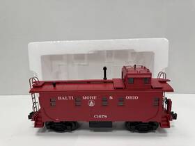 20-91124 Mth Baltimore And Ohio B&o Offset Steel Caboose #c1678 Ln