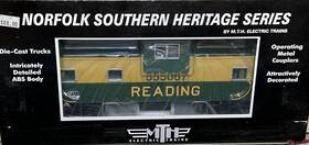 20-91386 Mth Premier Reading Ns Heritage Series Ev Caboose #555067 O-scale