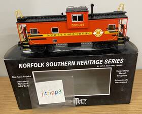 20-91392 Mth Norfolk Southern Ns Heritage Extended Vision Caboose O Scale Train