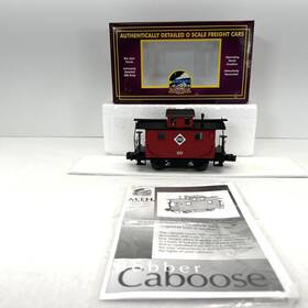 20-91453 Mth Premier Erie Bobber Caboose #20 O Gauge Used