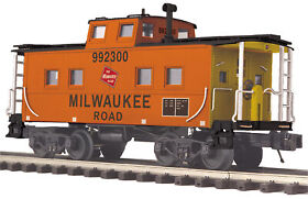 20-91717 Mth O Milwaukee Road Center Cupola Steel Caboose #992300/992303