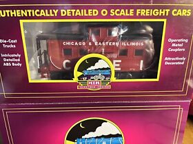 20-91723 Mth Chicago Eastern Illinois Steel Caboose #1 New Mint