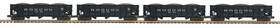 20-92364 Mth O Pennsylvania Premier 70-ton 3-bay Hopper Set Of 4