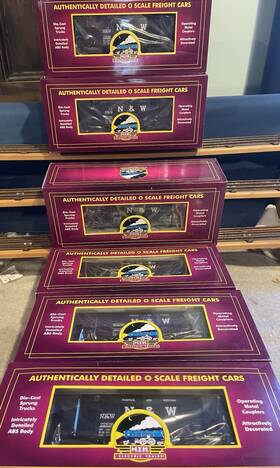 20-92415 Mth 20-9060 Norfolk And Western Fishbelly Hopper 6-car Set Nib