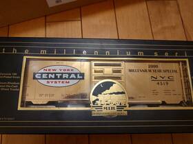 20-93037 Mth New York Central Nyc 18k Gold Plated Millennium Boxcar Used