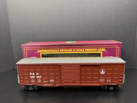 20-93079 Mth Premier Baltimore And Ohio B&o 50ft Waffle Box Car #489965 Nib