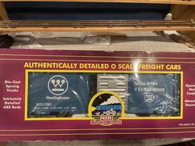 20-93164 Mth Premier Westinghouse 40ft Box Car Train O Scale Lnib