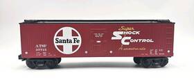 20-93239 Mth Plastic Spring Trucks #37680 Atsf Santa Fe 50 Ft Box Car/ O Gauge