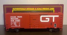 20-93949 Mth O Gauge Grand Trunk Western Gtw 40ft Aar Box Car #516307 New