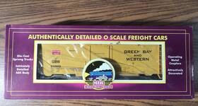 20-940006 Mth Wow-mth 0-27 Green Bay And Western Reefer Car Pre-owned Never Used #20-940006