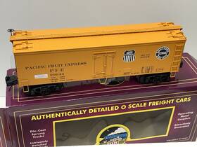 20-94337 Mth O Gauge Pacific Fruit Express 40ft Wood Sided Refrigerator Car 99044 20-94337 Mth O Gauge Pacific Fruit Express 40ft Wood Sided Refrigerator Car 99044
