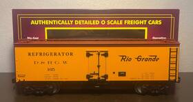 20-94606 Mth O Gauge Denver Rio Grande D&rgw 36ft Woodsided Reefer Car #165 New