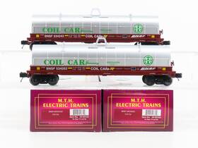 20-95342 Mth O Gauge 3-rail Bnsf Railway Coil Cars 2-pack 20-95342 Mth O Gauge 3-rail Bnsf Railway Coil Cars 2-pack