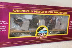 20-95400 Mth Premier Flat Car With Gmc Dukw 353 #609300 20-95400 Mth Premier Flat Car With Gmc Dukw 353 #609300
