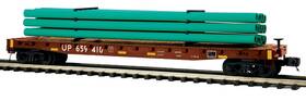20-95559 Mth Union Pacific 60 Ft Flat With Pipe Load #659410