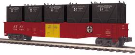 20-95677 Mth Pennsylvania Gondola/ Lcl Container Premier O Ga 3 Rail Rd #348093