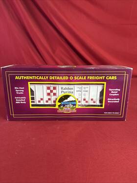 20-97115 Mth O Gauge Ralston Purina Ps-2 Covered Hopper Car #9281 Nib