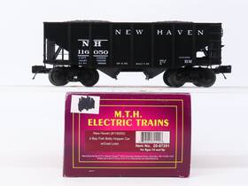 20-97291 Mth O Gauge 3-rail Nh New Haven Railroad 2-bay Coal Hopper #116050