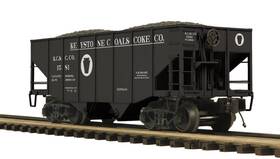 20-97395 Mth Keystone Coal And Coke 2 Bay Hopper Premier O Ga 3 Rail Rd#1581