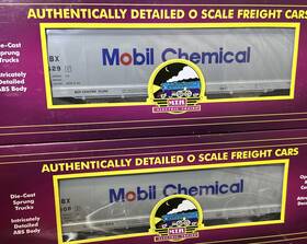 20-97897 Mth Premier Mobile Chemical 3bay Acf Centerflow Hopper O-scale 2-pack