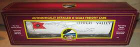 20-97919 Mth Lehigh Valley #1855 100-ton Covered Hopper Car O Scale Model Train