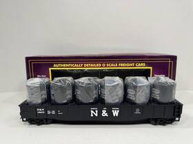 20-98061 Mth Norfolk And Western N&w Gondola W Lcl Cement Containers #130472 Lnib