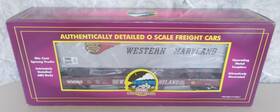 20-98172 Mth Western Maryland #868 Electric Train Flat Car W 48ft Trailer New