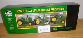 20-98361 Mth Premier John Deere Flat Car 3 4010 Farm Tractors Train O Scale