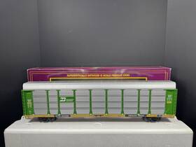 20-98702 Mth Burlington Northern Bn Corrugated Auto Carrier #852091 Ex