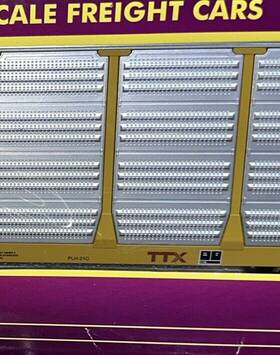 20-98709 Mth Premier Ttx Corrugated Auto Carrier Ettx #702761 O-scale Lionel